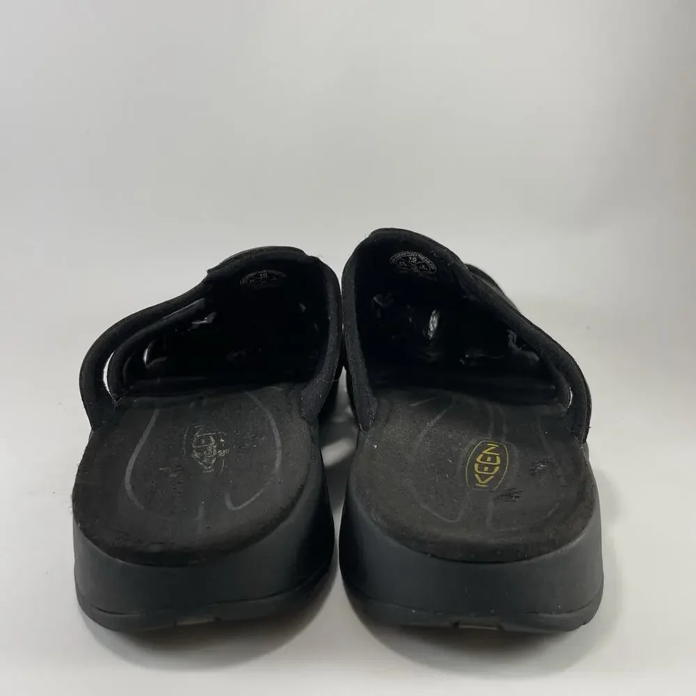 KEEN Daytona Slide Fisherman Sandals Mens Size 10 Black Slip On Outdoor